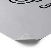 Poster Café chaud (Coin)