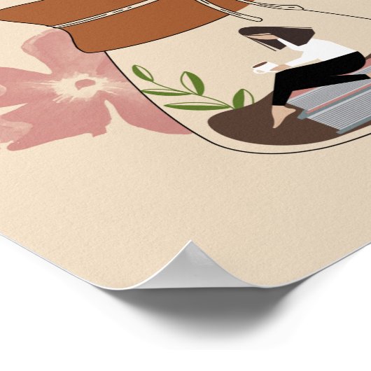 Poster Café Chemex (Coin)