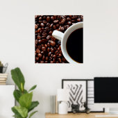 Poster Café Coffee avec Café, Coffee Beans (Bureau à domicile)