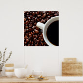Poster Café Coffee avec Café, Coffee Beans (Cuisine)