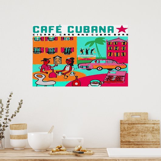 Poster café cubana (Cuisine)