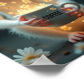 Poster Café Cute (Coin)