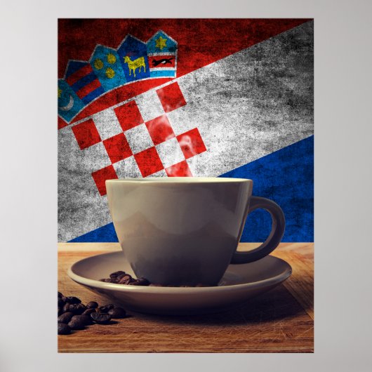 Poster Café de Croatie (Devant)