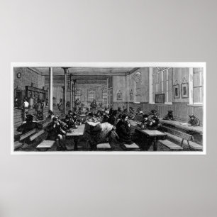 Poster Café de l'homme de travail