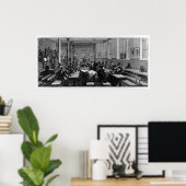 Poster Café de l'homme de travail (Bureau à domicile)