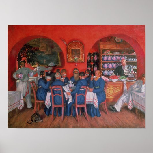 Poster Café de Moscou, 1916 (Devant)