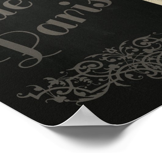 Poster Café de Paris (Coin)