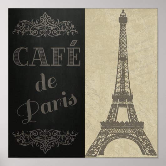 Poster Café de Paris (Devant)