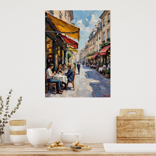 Poster Café de Paris (Cuisine)