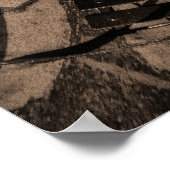 Poster café de rue abstrait (Coin)