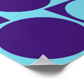 Poster Café d'illusion optique Cercles d'effet de mur ble (Coin)