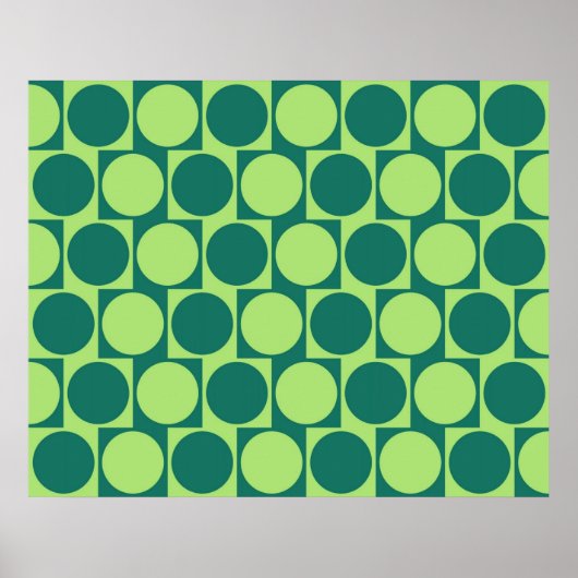 Poster Café d'illusion optique Cercles d'effet de mur ver (Devant)