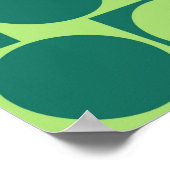 Poster Café d'illusion optique Cercles d'effet de mur ver (Coin)