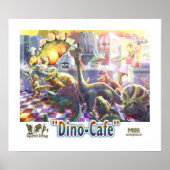 Poster Café Dinosaur (Devant)