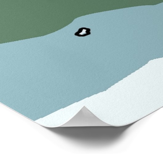 Poster Café du matin Abstrait (Coin)