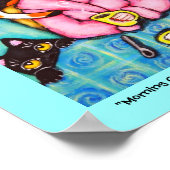 Poster Café Du Matin Avec Tous Les Chats (Coin)