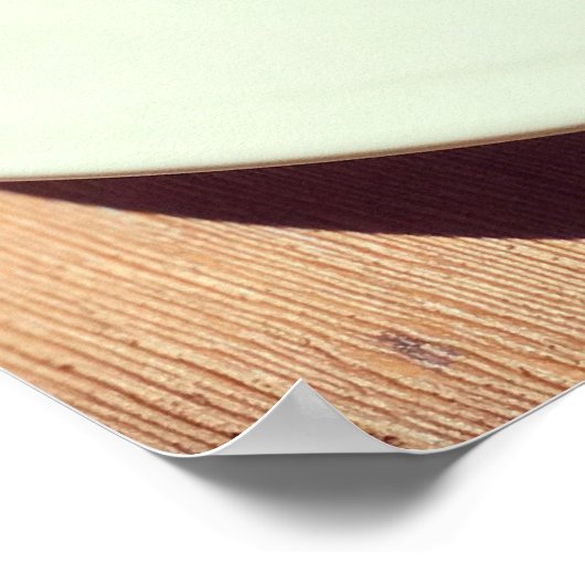 Poster Café du matin et tarte portugaise (Coin)