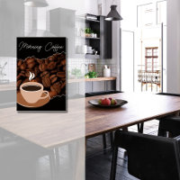Café du matin, haricots à café et café