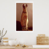 Poster Café d'un chat protégé par la déesse Bastet (p (Cuisine)