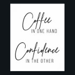 Poster Café d'une part Confiance de l'autre<br><div class="desc">Café d'une part Confiance de l'autre</div>