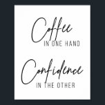 Poster Café d'une part Confiance de l'autre<br><div class="desc">Café d'une part Confiance de l'autre</div>