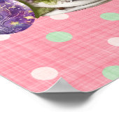Poster Café Easter Bunny Aquarelle Boissons (Coin)