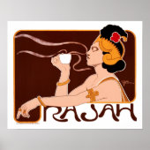 Poster Café égyptien vintage (Devant)