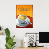 Poster Café Espresso Vintage (Bureau à domicile)