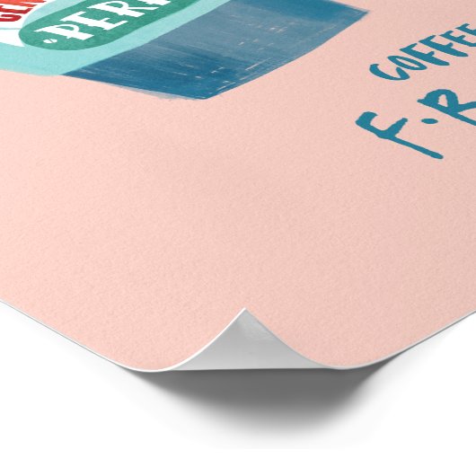 Poster Café et amis™ (Coin)