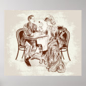 Poster café et amour (Devant)