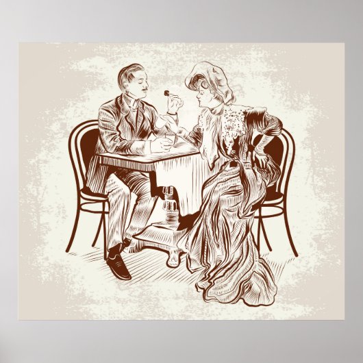 Poster café et amour (Devant)