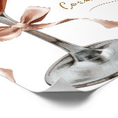 Poster Café et cocktails Espresso Martini Fête des mariée (Coin)