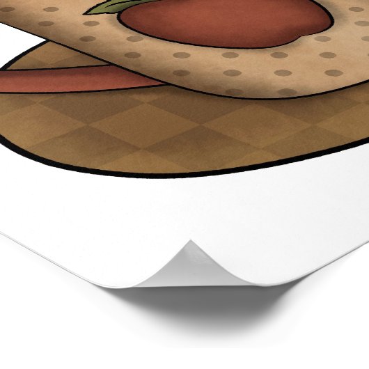 Poster Café et conversation (Coin)