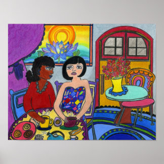 Poster Café et conversation