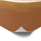 Poster Café et croissants (Coin)