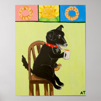 Poster Café et Crullers II