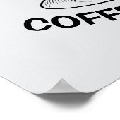 Poster Café et musique (Coin)