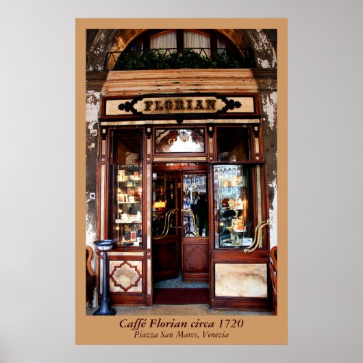 Poster Cafe Florian (Voorkant)