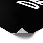 Poster Café foncé Drôle Boisson Pun Dark BG (Coin)