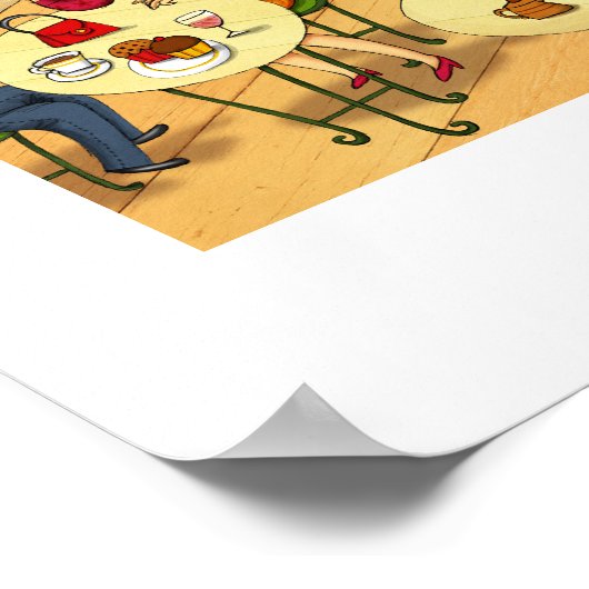 Poster Café français (Coin)