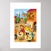 Poster Café français (Devant)