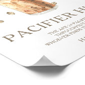 Poster café glacé - pacifier chasse baby shower jeu (Coin)