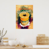 Poster Café Graffitti Envelopper Good Morning Budapest! (Cuisine)