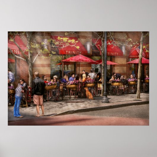 Poster Café - Hoboken, NJ - Café Trinity (Devant)