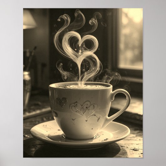 Poster Café imprimé d'affiche moderne (Devant)