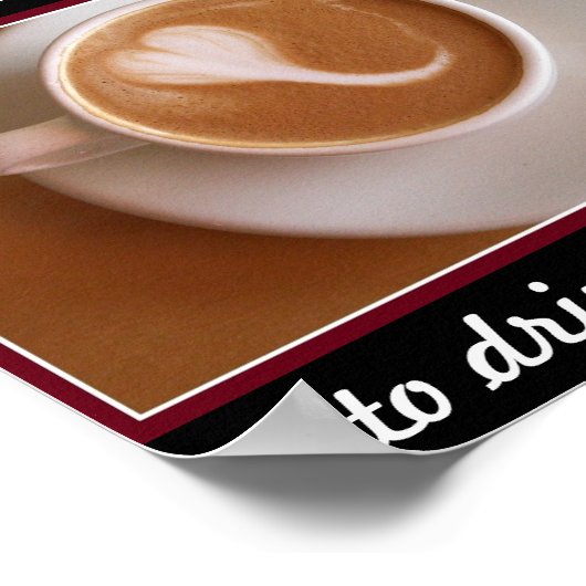 Poster Café incorrect (Coin)