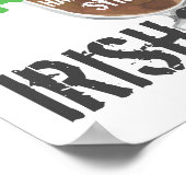 Poster Café irlandais personnalisé (Coin)