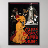 Poster CAFÉ ITALIEN SERVI INSTANTANÉMENT c. 1900 (Devant)