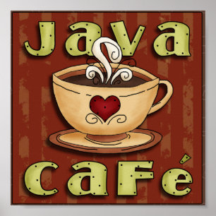 Poster Café Java