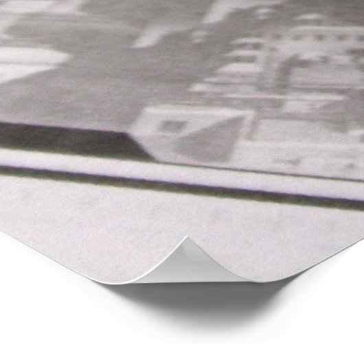 Poster Café, journal et pipe (Coin)